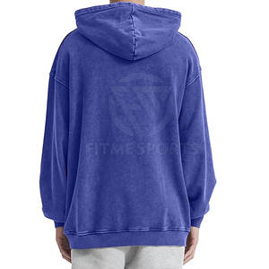 Ropa de invierno Sudaderas con capucha de lavado ácido de color sólido Ropa de moda Sudaderas con capucha de lavado ácido - Product Image 2
