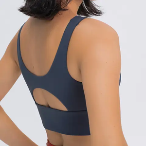 Soutien-gorge de sport sans coutures pour femmes soutien-gorge de fitness personnalisé en gros vêtements de sport fabriqués au Pakistan meilleure vente à bas quantité minimale de commande femmes - Product Image 3