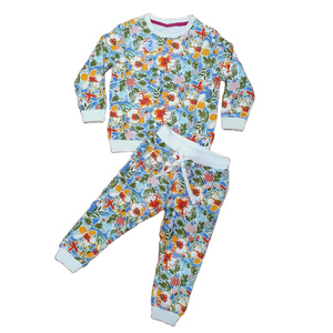 Sweat-shirt à manches longues en coton biologique de haute qualité à imprimé floral pour enfants et filles du fabricant du Bangladesh - Product Image 1