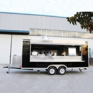 Camión de Comida Equipado, Remolque de Pizza Completo, Carritos Rápidos en Venta en Alemania, Cafetería Móvil con Marco de Aluminio, 2 Años de Garantía, 3 Ruedas - Product Image 3