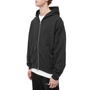Custom Luxury Blank Hoodies 100% Cotton Winter Lightweight French Terry Oversized Drop Shoulder Double <b>Zip</b> <b>up</b> <b>Hoodie</b> - Product Image 1