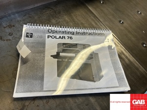 1994 Polar 76 EM <b>Guillotine</b> - <b>paper</b> cutting machine for sale - Product Image 4