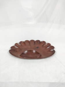 Plateau de service décoratif en bois fait main, artisanat en bois personnalisé, articles de cuisine de haute qualité, fabrication indienne, forme et taille sur mesure - Product Image 3