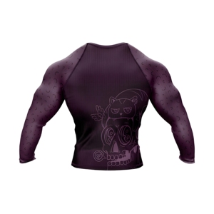 Rashguard personnalisé entièrement sublimé, respirant, en spandex/polyester, manches longues, unisexe, équipement de BJJ et de MMA - Product Image 2