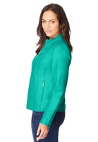 Veste d'hiver en cuir de peau de vache pour femmes de haute qualité personnalisable respirant motif solide tricoté Design col roulé