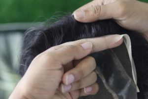 Postizo de Cabello Indio 100% Remy para Hombre Miraz, con Base de Múltiples Capas, Aspecto Natural, Resistente, Liso y con Ondas Profundas - Product Image 4