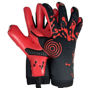 Gants de gardien de but de football pour enfants, très vendus, en cuir sur mesure, bracelet réglable, haute qualité, ajustement confortable - Product Image 1