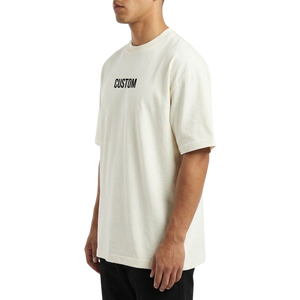 T-shirt de sport pour homme, col rond, léger, uni, design solide, de qualité supérieure, en gros - Product Image 3