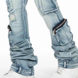 Fábrica OEM de pantalones vaqueros para hombre que ofrece fabricación a granel de jeans de mezclilla de marca privada con calidad de exportación - Product Image 6