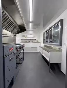 FAST Nouvelle personnalisation Camion de restauration rapide entièrement équipé Bar mobile Remorque Chariot à crème glacée Café Nourriture pour vous - Product Image 5