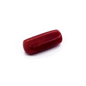 Natural Japanese Coral Beads 7.15 Ratti White and <b>Red</b> Colored Oval Patterns Bone and Shell <b>Material</b> for Jewelry Making - Product Image 2
