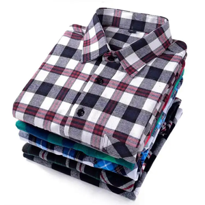 Venta al por mayor de calidad superior de manga larga de punto para hombre 100% Camisa de algodón bordado personalizado de secado rápido ecológico transpirable - Product Image 4