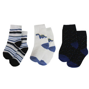 Ensemble de 3 pièces en étain Baby Fant. Chaussettes pour bébé garçon, confortables et mignonnes, lot de trois - Product Image 3