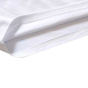 Camiseta de talla grande de algodón 100% de alta calidad para hombre, camiseta bordada informal transpirable con estampado sólido a buen precio - Product Image 4