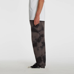 2025 Pantalons de survêtement baggy tricotés 100% coton pour hommes, délavés à l'acide, logo personnalisé, taille moyenne haute, coupe ample, pantalons de survêtement lourds pour hommes - Product Image 3