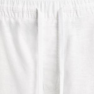 Respirant printemps et automne nouveaux hommes décontracté lin coton pantalon couleurs unies léger personnalisé coton lin pantalon - Product Image 3