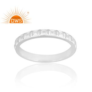 Nuevo diseño de anillo de banda de plata esterlina diseños personalizados joyería para mujeres regalo para ella, fiestas, ocasiones, Fastivales - Product Image 1