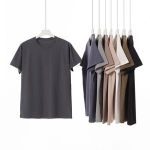 T-shirt lourd personnalisé, unisexe, manches courtes, surdimensionné, uni, t-shirt court, t-shirt ample pour homme, coupe ample - Product Image 2