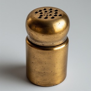 Moulin à sel et à poivre en bois vintage avec artisanat rustique sculpté à la main conçu pour les repas décoratifs - Product Image 3