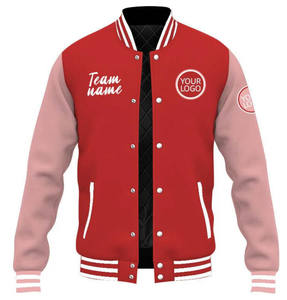 Veste de baseball brodée personnalisée de haute qualité pour hommes longue longueur meilleur vendeur avec nouveau design lettrage uni approvisionnement en gros - Product Image 1