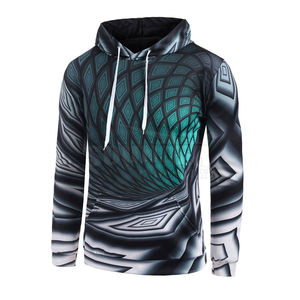 Sweat à capuche imperméable léger sublimé avec fermeture éclair pour hommes logo personnalisé respirant sports vestes d'extérieur - Product Image 4