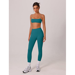Ensemble de fitness, soutien-gorge de yoga sans couture, leggings taille haute, extensible, respirant, vêtements de sport pour femmes, entraînement en salle de sport - Product Image 3
