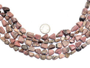 Pierres précieuses de rhodochrosite naturelle, 13 mm-17 mm, facettes, en forme de pépites, semi-précieuses, coupées à facettes, pour la création de bijoux - Product Image 2