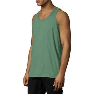 Camiseta sin mangas Gym Fitness Ropa de hombre Tallas grandes Camisetas sin mangas de algodón Color sólido Transpirable High Street Style Camisetas sin mangas para hombre - Product Image 5