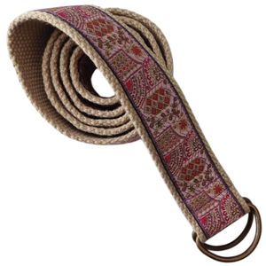 2025 KVR Unisexe Double D Anneau Nylon Web Ceinture Réglable Solide Jacquard Ceinture - Product Image 2