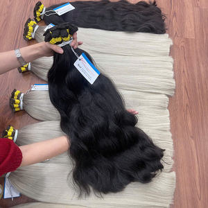 Extensión a granel de cabello Remy vietnamita de alta calidad Paquete de cabello humano 100g Sin desprendimiento Sin enredos - Product Image 6
