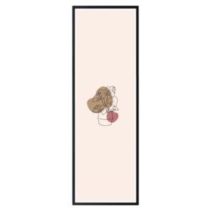 50 X 150 cm <b>Black</b> Wood-Effect Poster <b>Frame</b> Pine Wood Picture <b>Frame</b> with Square Pattern <b>A1</b> A2 A3 A5 Sizes Available - Product Image 3