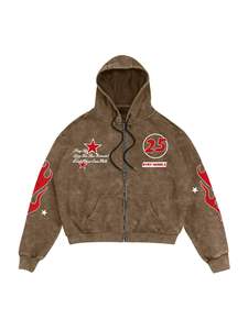 <b>Mens</b> oversized hoodie casual gym wear street fashion heavy weight pullover hoodie modern winter look - Product Image 6