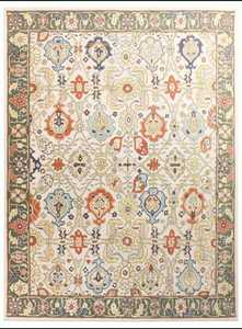 Juego de alfombras y alfombras de lana con mechones hechos a mano orientales tradicionales de Catherine, tamaño de habitación personalizable de lana 100% disponible - Product Image 6