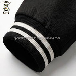 Chaquetas Varsity con Cuello Acanalado y Bordado, Chaquetas Varsity de Tela Cálida con Bordado para Invierno, Ropa Casual para Adultos - Product Image 6