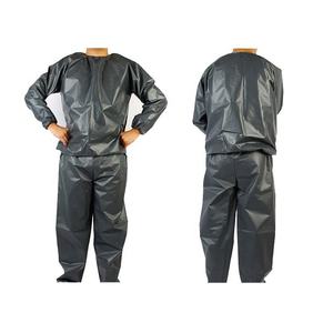 Vêtements de sauna argentés en gros, haut de gamme, pour la remise en forme à domicile, perte de poids rapide, course à pied, veste de transpiration intense en nylon pour hommes et femmes - Product Image 1