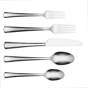 Vente en gros personnalisé couverts de mariage personnalisés ensemble de couverts en acier inoxydable argent pour le dîner le déjeuner - Product Image 2