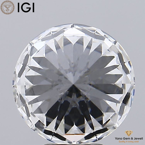 Corte redondo de alta calidad 5,51 CARAT CVD Lab Grown D Color VVS2 Clarity Diamond con certificación IGI - Product Image 5