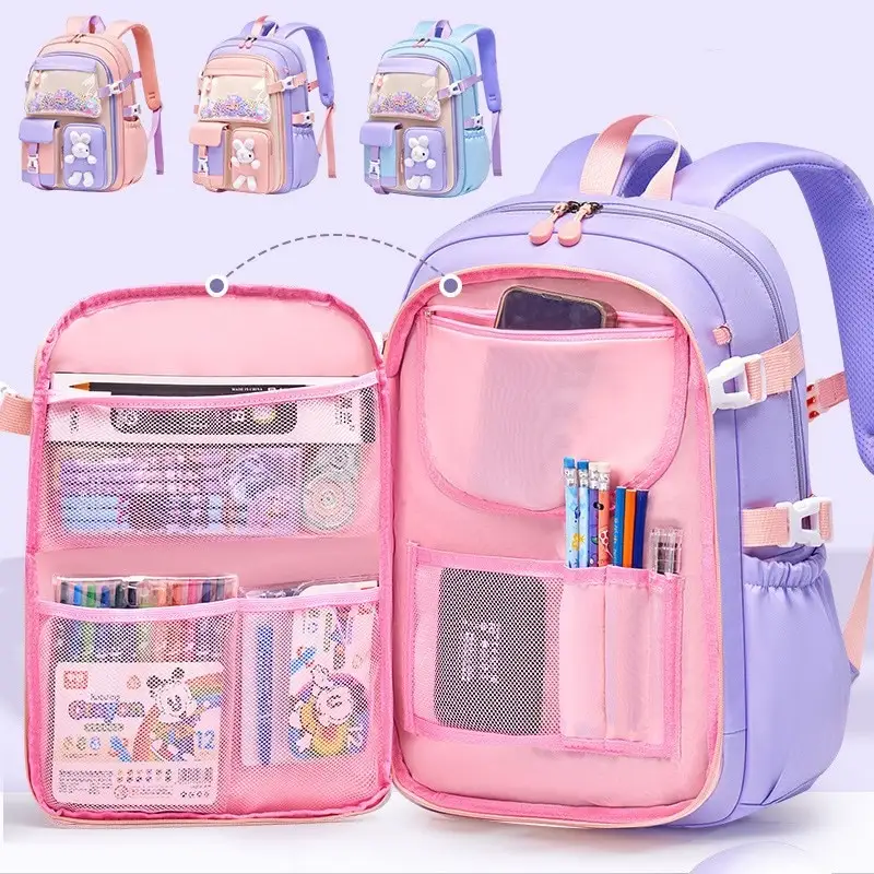 Оптовая продажа, школьный рюкзак для начальной школы, легкий детский рюкзак, Водонепроницаемый Школьный рюкзак, Большой Вместительный рюкзак для детей