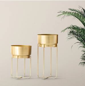 Soporte moderno de maceta de metal para exhibición de jardín y hogar para sala de estar y dormitorio-Indian Factory Direct - Product Image 2