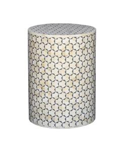 Venta caliente Hogar decorativo hecho a mano madre de perla MOP incrustaciones taburete Precio al por mayor Nuevo estilo Taza de café Mesa muebles para el hogar - Product Image 6