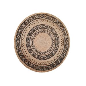 Avior fabricant indien fait à la main 100% chanvre naturel Sisal Jute tapis tapis plaine Design tressé Rectangle extérieur porte utilisation - Product Image 5