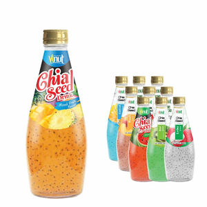 OEM & Échantillon Gratuit Boisson aux Graines de Chia aux Fruits Mixtes 290ml - VINUT Vietnam, Sans Sucre, Marque Privée, Prix d'Usine Disponible - Product Image 1