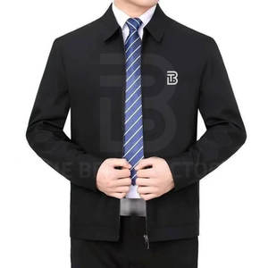 Veste de bureau pour hommes de haute qualité avec col montant Matériau en toile de qualité supérieure Conception OEM Street Wear Prix bas-Fabriqué au Pakistan - Product Image 1