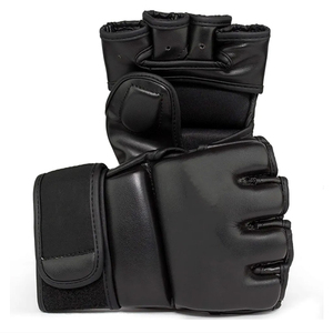 Premium 8oz Boxe-Gants hybrides MMA Équipement d'entraînement multidisciplinaire avec cuir PU pour le sparring Disponible en différentes tailles - Product Image 1