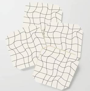 High Quality Mother of Pearl Logo Printed Coasters Classic Style - Product Image 2