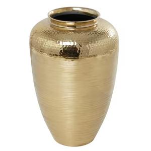 Factory Wholesale Good Quality Custom Flower <b>Vase</b> for Decoration <b>Unique</b> Design Gold Metal <b>Vase</b> for Table Decoration - Product Image 2