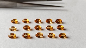 Citrine dorée ovale 3x5mm pierres précieuses à facettes en vrac pour bijoux en gros Citrine jaune pierres coupées pour bijoux au meilleur prix - Product Image 6