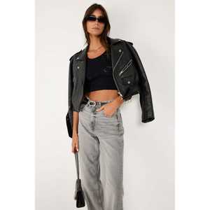 <b>Black</b> <b>Lace</b> Short Sleeve Crop <b>Top</b> - Product Image 5