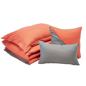 Spring Air Coral-Juego de colchoneta/edredón gris Ropa de cama cómoda con color elegante - Product Image 3