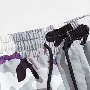 กางเกงคาร์โก้ลำลองน้ำหนักเบาสำหรับผู้ชายเสื้อผ้าแนวสตรีทฟอกสีเข้มมีลายกลางเอวตรงสำหรับใส่วิ่ง - Product Image 3